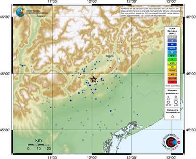 Mappa EMS - località