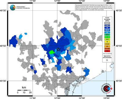 Mappa EMS - territori comuni