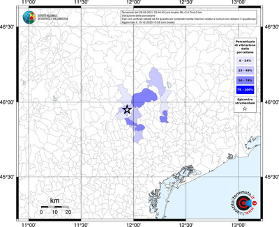 Mappa territorio comunale con almeno 3 questionari