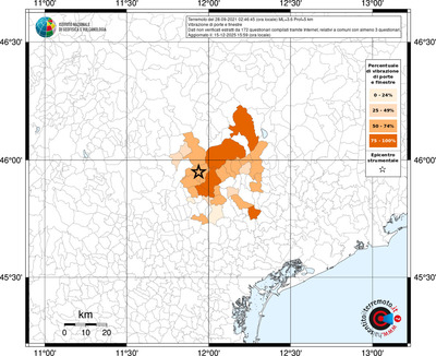 Mappa territorio comunale con almeno 3 questionari