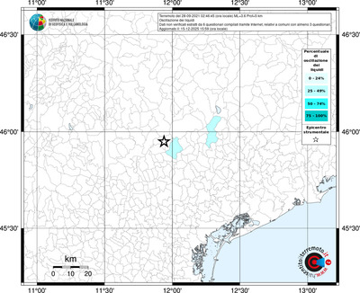 Mappa territorio comunale con almeno 3 questionari