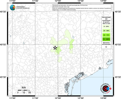 Mappa territorio comunale con almeno 3 questionari