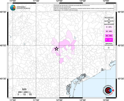 Mappa territorio comunale con almeno 3 questionari