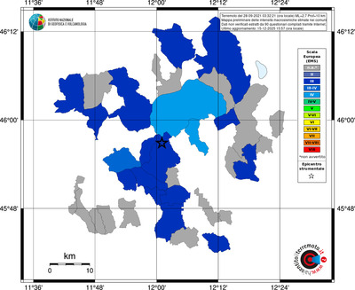 Mappa EMS - territori comuni