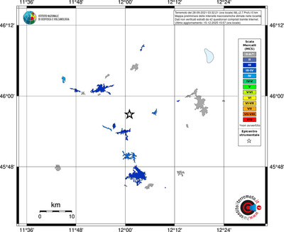 Mappa MCS - territori località