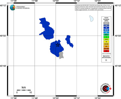 Mappa EMS - territori comuni