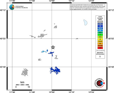 Mappa EMS - territori località
