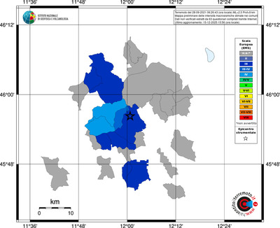 Mappa EMS - territori comuni