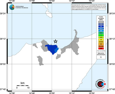 Mappa EMS - territori comuni