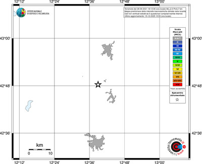 Mappa MCS - territori località