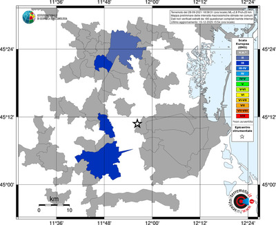 Mappa EMS - territori comuni