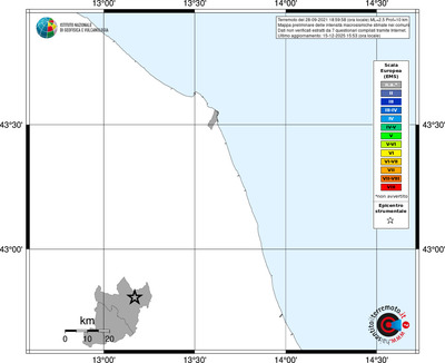 Mappa EMS - territori comuni