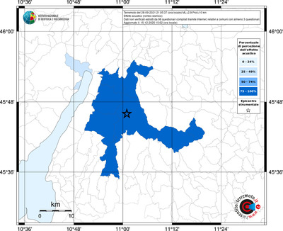 Mappa territorio comunale con almeno 3 questionari