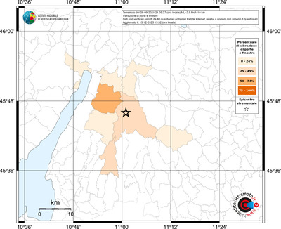 Mappa territorio comunale con almeno 3 questionari