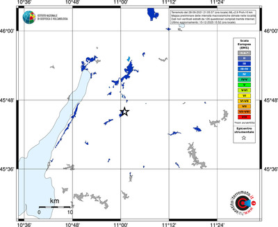Mappa EMS - territori località