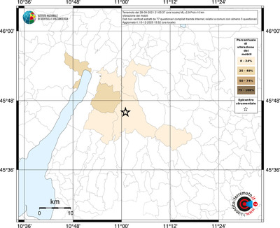 Mappa territorio comunale con almeno 3 questionari