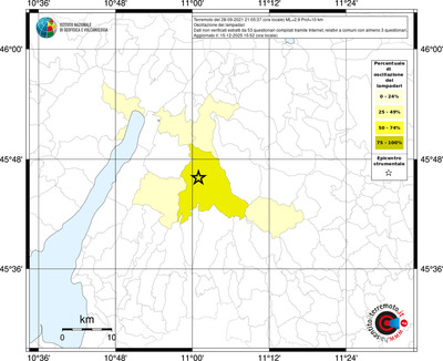 Mappa territorio comunale con almeno 3 questionari