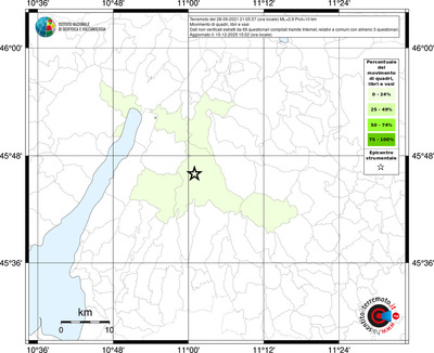 Mappa territorio comunale con almeno 3 questionari