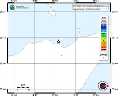 Mappa EMS - territori località