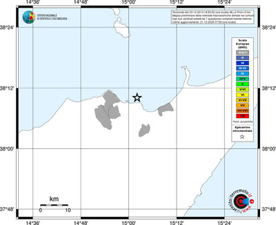 Mappa EMS - territori comuni