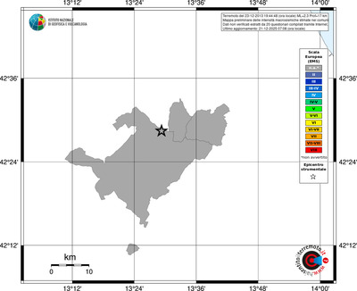 Mappa EMS - territori comuni