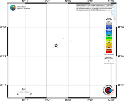 Mappa MCS - territori località