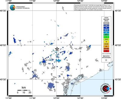 Mappa MCS - territori località
