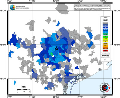 Mappa MCS - territori comuni