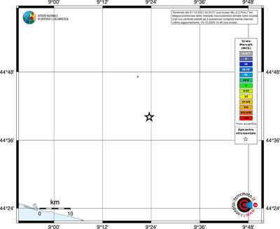 Mappa MCS - territori località