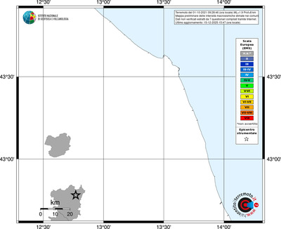 Mappa EMS - territori comuni