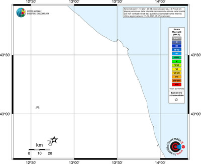 Mappa MCS - territori località