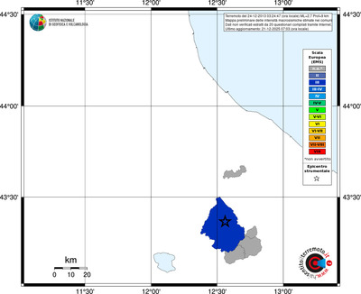 Mappa EMS - territori comuni