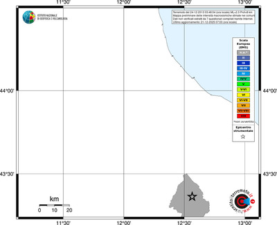 Mappa EMS - territori comuni