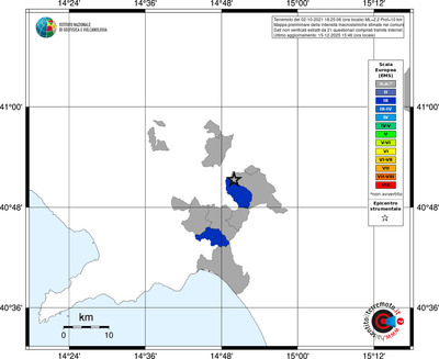 Mappa EMS - territori comuni