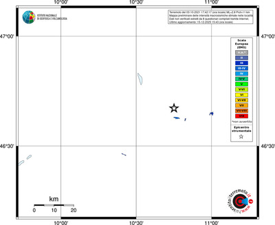 Mappa EMS - territori località