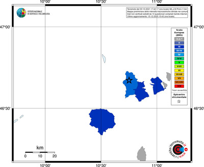 Mappa EMS - territori comuni