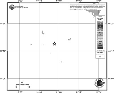 Mappa EMS - territori località