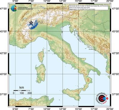 Area di invio delle email agli iscritti