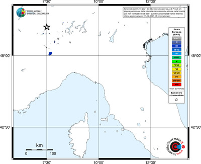 Mappa EMS - territori località