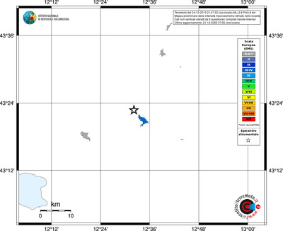 Mappa EMS - territori località