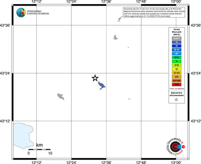 Mappa MCS - territori località