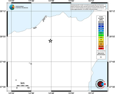 Mappa EMS - territori località