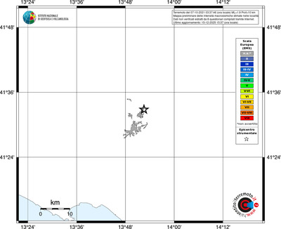 Mappa EMS - territori località
