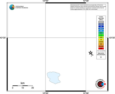 Mappa MCS - territori località
