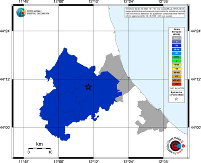 Mappa EMS - territori comuni