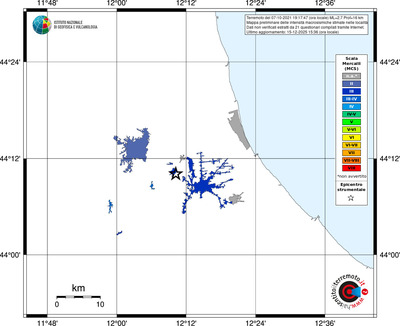 Mappa MCS - territori località