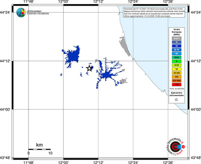 Mappa EMS - territori località