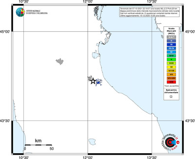 Mappa MCS - territori località