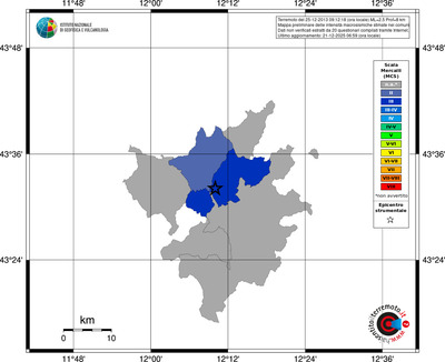 Mappa MCS - territori comuni