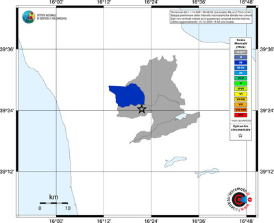 Mappa MCS - territori comuni